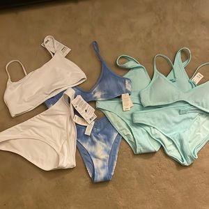 Aerie and Athleta new with tags bathing suits